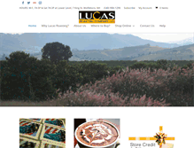 Tablet Screenshot of lucasroasting.com